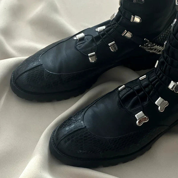 Christian Louboutin Horse Guarda Flat Calf Boot