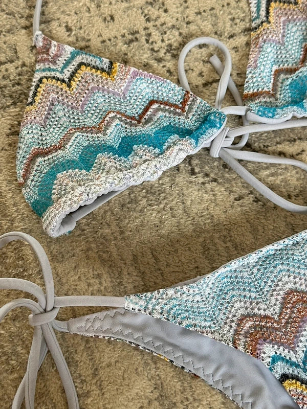 Blue missoni bikini