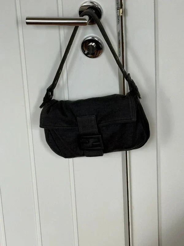 Fendi Baguette Shoulder Bag Grey
